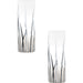 2 PACK Table Desk Lamp Colour Shade White Chrome Glass Painted Bulb E27 1x60W Loops