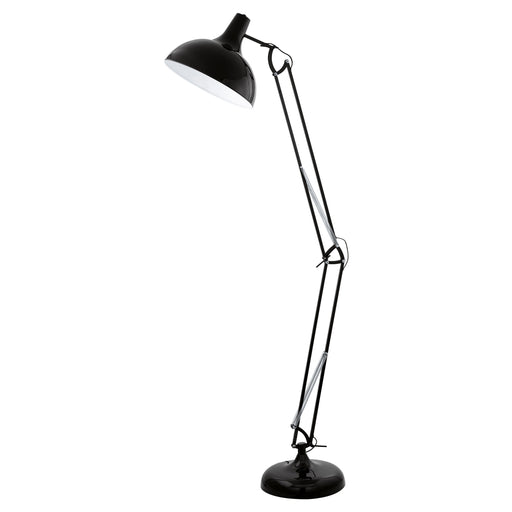 Table Desk Lamp Colour Black Flexible In Line Switch Pedal Switch Bulb E27 1x60W Loops