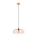 Hanging Ceiling Pendant Light Copper Cage Shade 60W E27 Hallway Feature Lamp Loops