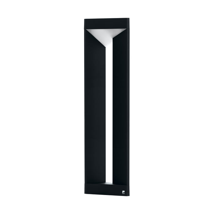 IP54 Outdoor Bollard Light Modern Black Aluminium 10W Built in LED Lamp Post Loops