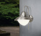IP44 Outdoor Wall Light Stainless Steel Opal Fisherman 1x 60W E27 Porch Lamp Loops