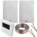 100W WiFi & Bluetooth Wall Mounted Amplifier & 2x 140W Slim In Wall Speaker Kit