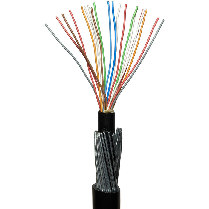 Outdoor Armoured Telephone Cable 10 Pair 20 Core Direct Burial Communication