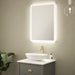 600 x 800mm IP44 LED Bathroom Mirror & Demister - Tunable White Diffused Border