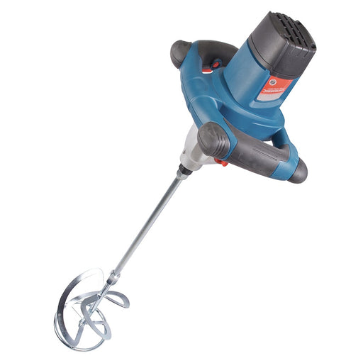 1220W Heavy Duty Soft Start Plaster Mixer & 140mm Paddle Cement Adhesive Mixing Loops