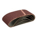 5 PACK Premium 100mm x 610mm 40 Grit Sanding Belts Aluminium Oxide Cloth Backed Loops