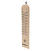 40 to +50°C Indoor / Outdoor Thermometer Wall Mounted Wooden Temperature Gauge Loops