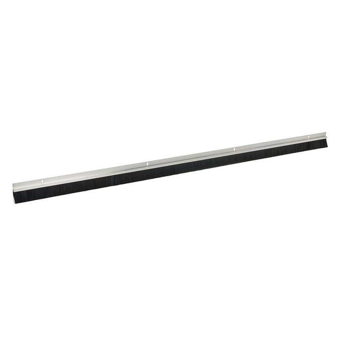 914mm Aluminium Door Brush Strip 25mm Bristles Draught Dust & Dirt Barrier Loops
