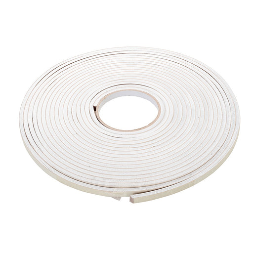 10.5m WHITE Self Adhesive EVA Foam Sticky Strip Tape Seals 3-8mm Door Window Loops