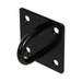 50mm BLACK Steel Staple on Face Plate Outdoor Wire Rope Lashing Cable Wall Mount Loops