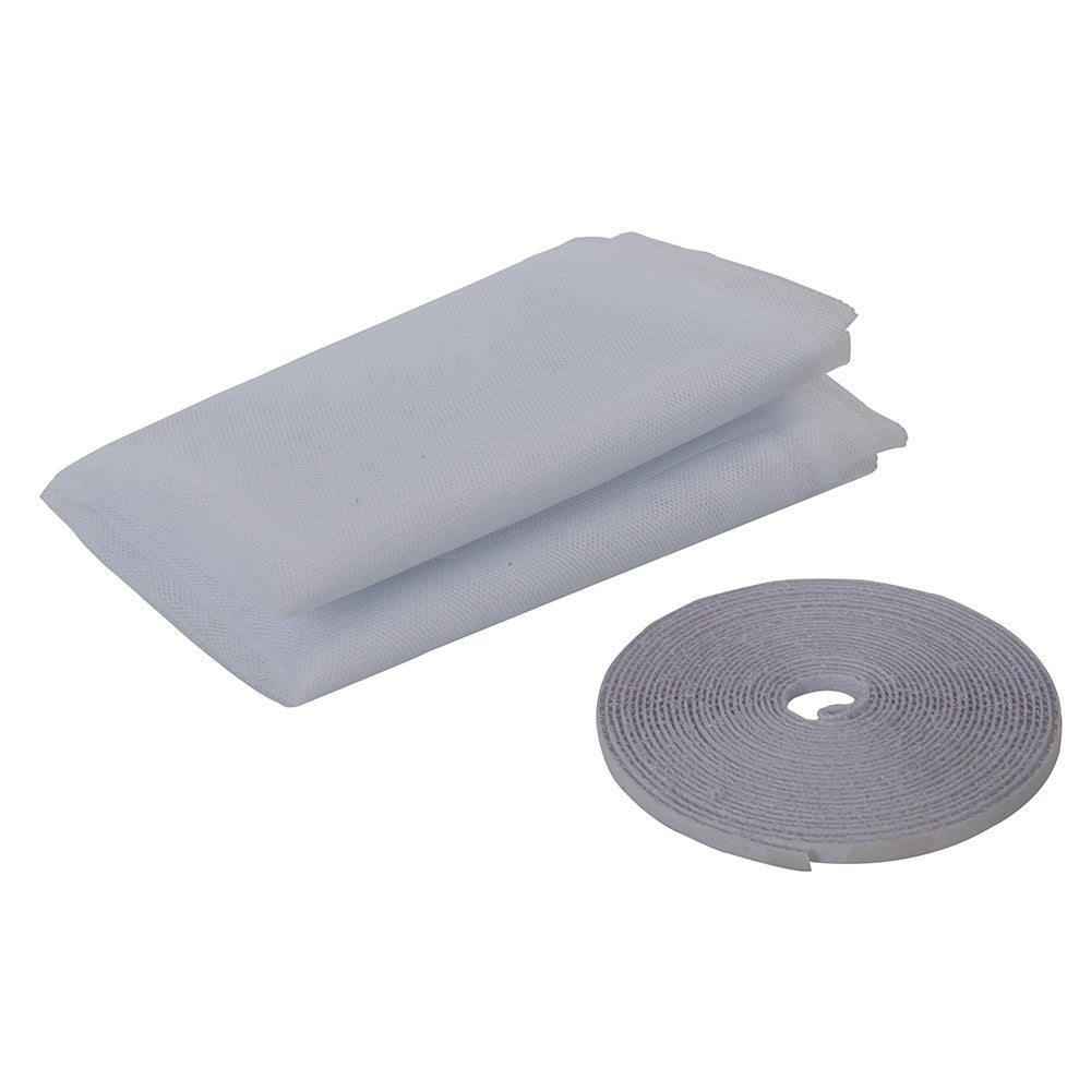 1.5m x 1.3m Window Frame Insect Mesh Screen & Tape Bugs Fly Mosquito B ...