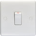 1 Gang Single 20A DP Switch - WHITE PLASTIC Wall Plate Outlet Kitchen Appliance