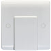 1 Gangle Single 20A Flex Outlet WHITE PLASTIC Boiler Appliance Wall Plate Outlet