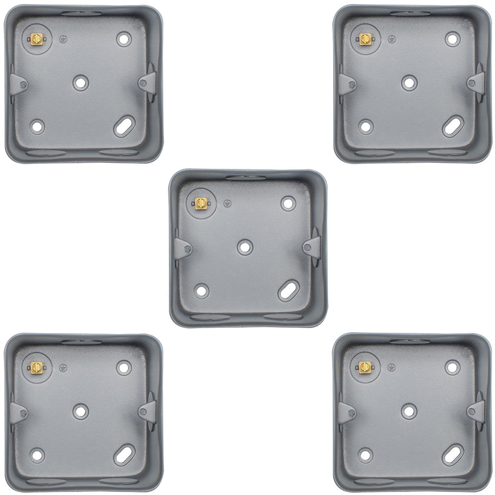 5-pack-1-gang-40mm-surface-mount-metal-clad-back-box-switch-socket-rou