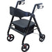 Heavy Duty Aluminium Bariatric Rollator - 8 Inch Wheels - 181kg Weight Limit Loops