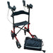 Red Lightweight Aluminium Forearm Rollator Mobility Aid - 136kg Weight Limit Loops
