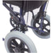 Lightweight Aluminium Compact Attendant Propelled Transport Wheelchair - Blue Loops