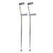 Large PVC Wedge Handle Lightweight Aluminium Elbow Crutch - 14+3 Height Settings Loops