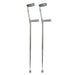 XL PVC Wedge Handle Lightweight Aluminium Elbow Crutch - 14+3 Height Settings Loops