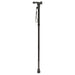 Collapsible Telescopic Left Handed Ergonomic Walking Stick - 5 Height Settings Loops