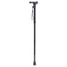 Collapsible Telescopic Right Handed Ergonomic Walking Stick - 5 Height Settings Loops