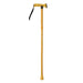 Foldable Walking Stick with Ergonomic Rubber Handle - 5 Height Settings - Yellow Loops