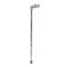 Left Handed Ergonomic Handled Walking Stick - 12 Height Settings - Large Loops