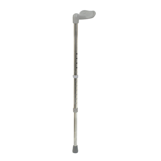 Left Handed Ergonomic Handled Walking Stick - 12 Height Settings - Medium Loops