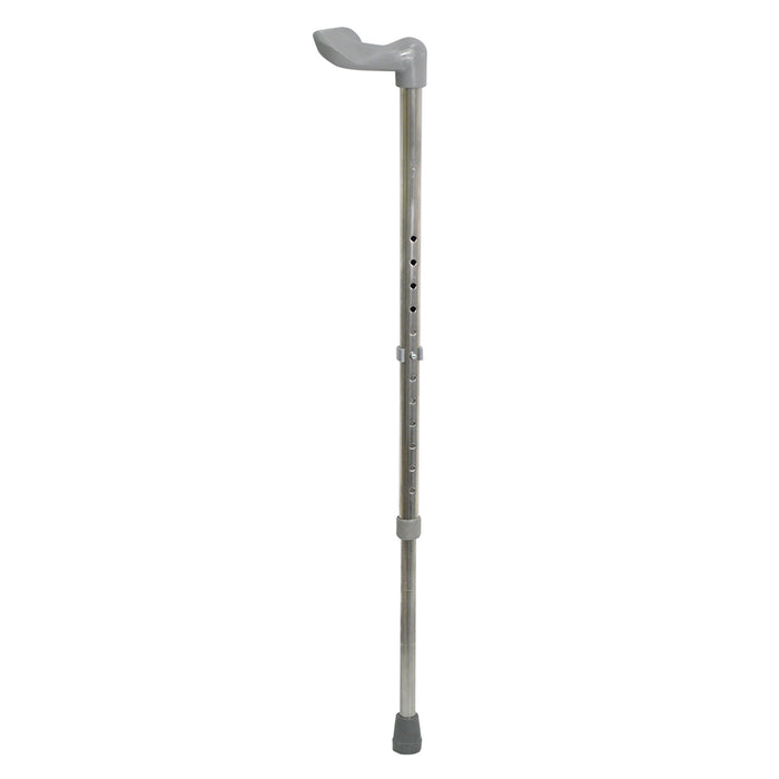 Right Handed Ergonomic Handled Walking Stick - 12 Height Settings - Small Loops