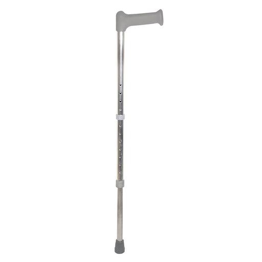 Ambidextrous Lightweight Aluminium Walking Stick - 12 Height Settings - Medium Loops