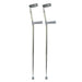 PAIR PVC Wedge Handled Aluminium Elbow Crutch - Single Height Adjustment Loops