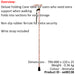 Deluxe Ambidextrous Foldable Walking Cane - 5 Height Settings - Animalia Loops