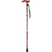 Deluxe Ambidextrous Foldable Walking Cane - 5 Height Settings - Rouge Design Loops