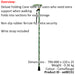 Deluxe Ambidextrous Foldable Walking Cane - 5 Height Settings - Camoflauge Loops