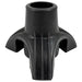 19mm Tri-Support Rubber Walking Stick Ferrule - Self Standing Extra Support Base Loops