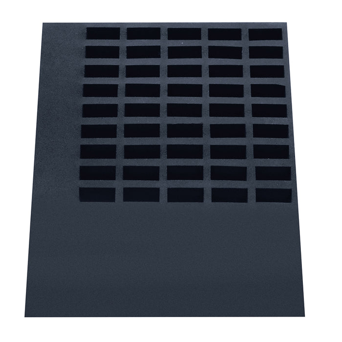 Threshold Edge Slip Resistant Rubber Ramp - 90 x 460 x 540mm - Easy Install Loops