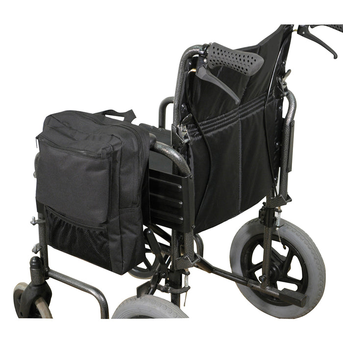 Mobility Scooter Pannier Bag - Over Armrest Carry Bag - Compact Storage Space Loops