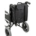 Black Wheelchair Crutch Bag - Carries Two Crutches - Storage Compartment Loops