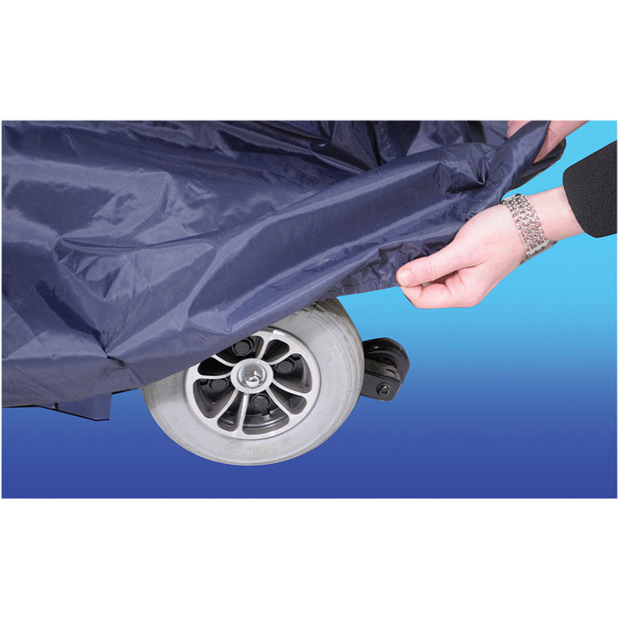 Large Mobility Scooter Weather Cover - 1230 x 640mm Floor Coverage - Waterproof Loops