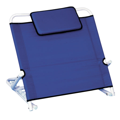 Adjustable Bed Back Rest - Blue Canvas Back Support - 5 Different Angles Loops