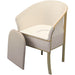 Luxury Basketweave Commode Chair - Discreet Design - Comfortable Beechwood Seat Loops