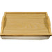 Laminated Wooden Lap Tray with Built in Cushion - 80 x 400 x 302mm - Easy Clean Loops