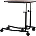 Mobile Multi Table - Height Adjustable Overbed Table - 550 x 410mm Surface Area Loops