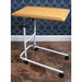 Height Adjustable Overbed Table - Four Castors Included - 600 x 400mm Surface Loops