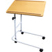 Height Adjustable Overbed Table - Four Castors Included - 600 x 400mm Surface Loops