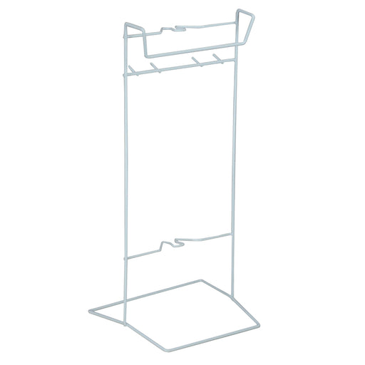 Urine Catheter Bag Floor Holder - Free Standing or Hanging - Plastic Coated Loops