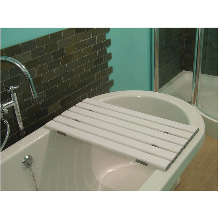 Reinforced Plastic Shower and Bath Board - 710mm Width - 159kg Weight Limit Loops