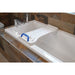 Width Adjustable Plastic Bath Board - Integral Handle - Easy Drain Soap Dish Loops