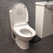 Oval Toilet Seat with Integrated Bidet Cleaning - Warm Air Dryer - Heated Seat Loops