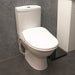 Oval Toilet Seat with Integrated Bidet Cleaning - Warm Air Dryer - Heated Seat Loops